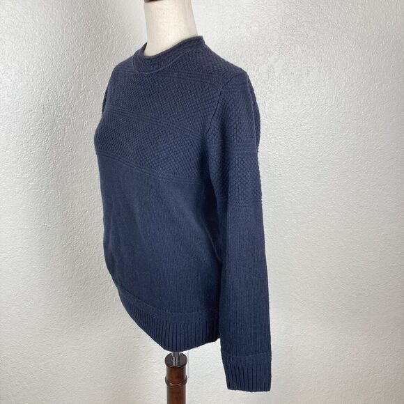 Taylor Stitch Ventana Sweater In Navy Merino Wool XS 36 Unisex NWT - Picture 8 of 15